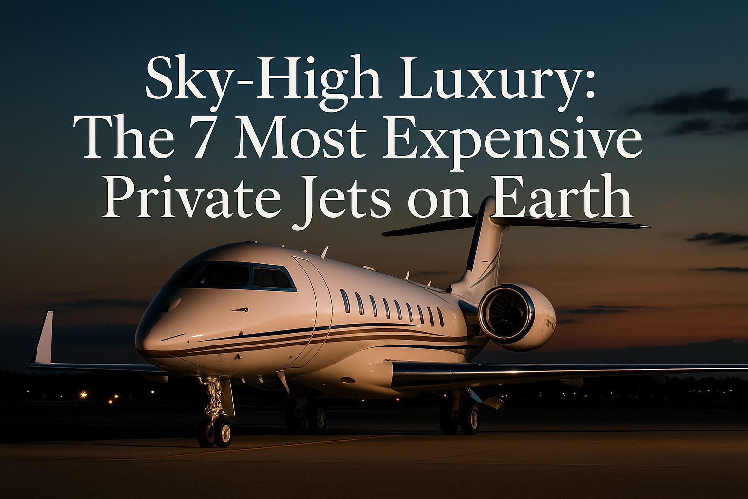 Read more about the article Sky-High Luxury: The 7 Most Expensive Private Jets on Earth